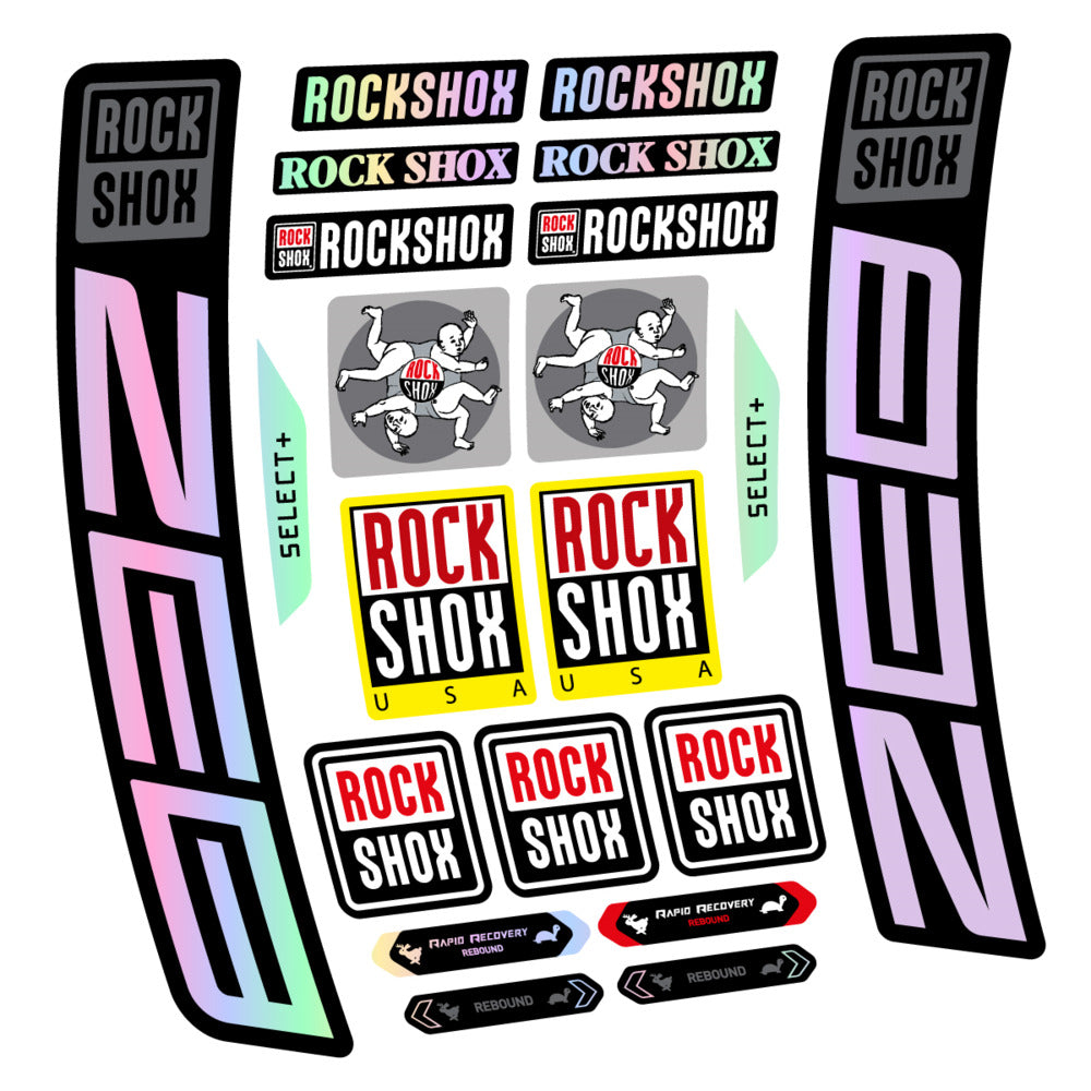 Decal RockShox ZEB Select+ 2027, Fork 29" 38mm, bike sticker vinyl