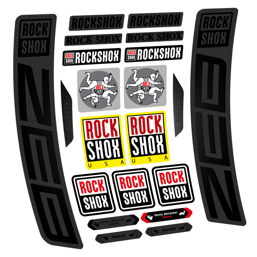 Decal RockShox ZEB Select+ 2027, Fork 29" 38mm, bike sticker vinyl