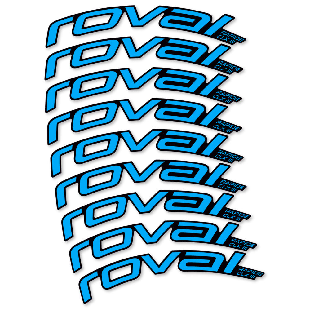 Decal Roval Rapide CLX III 2026, Road Wheel 52mm, bike sticker vinyl
