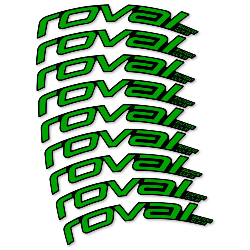 Decal Roval Rapide CLX III 2026, Road Wheel 52mm, bike sticker vinyl