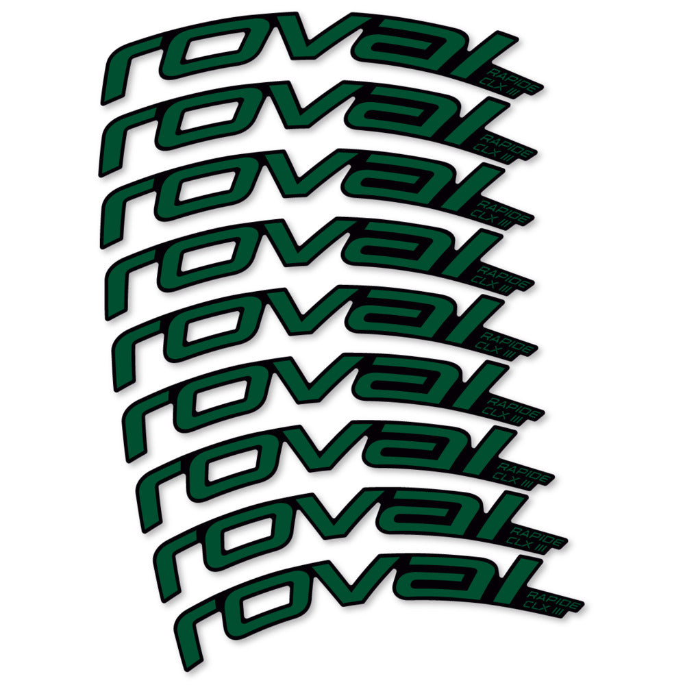 Decal Roval Rapide CLX III 2026, Road Wheel 52mm, bike sticker vinyl