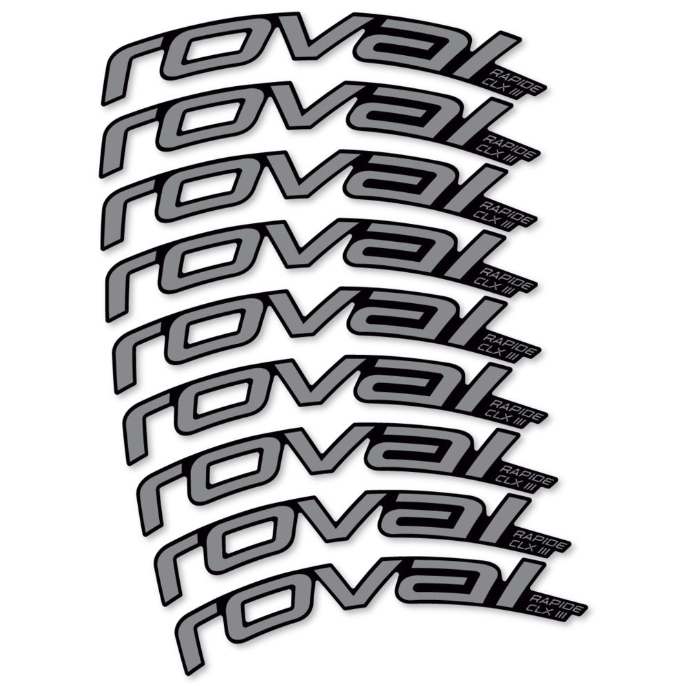 Decal Roval Rapide CLX III 2026, Road Wheel 52mm, bike sticker vinyl