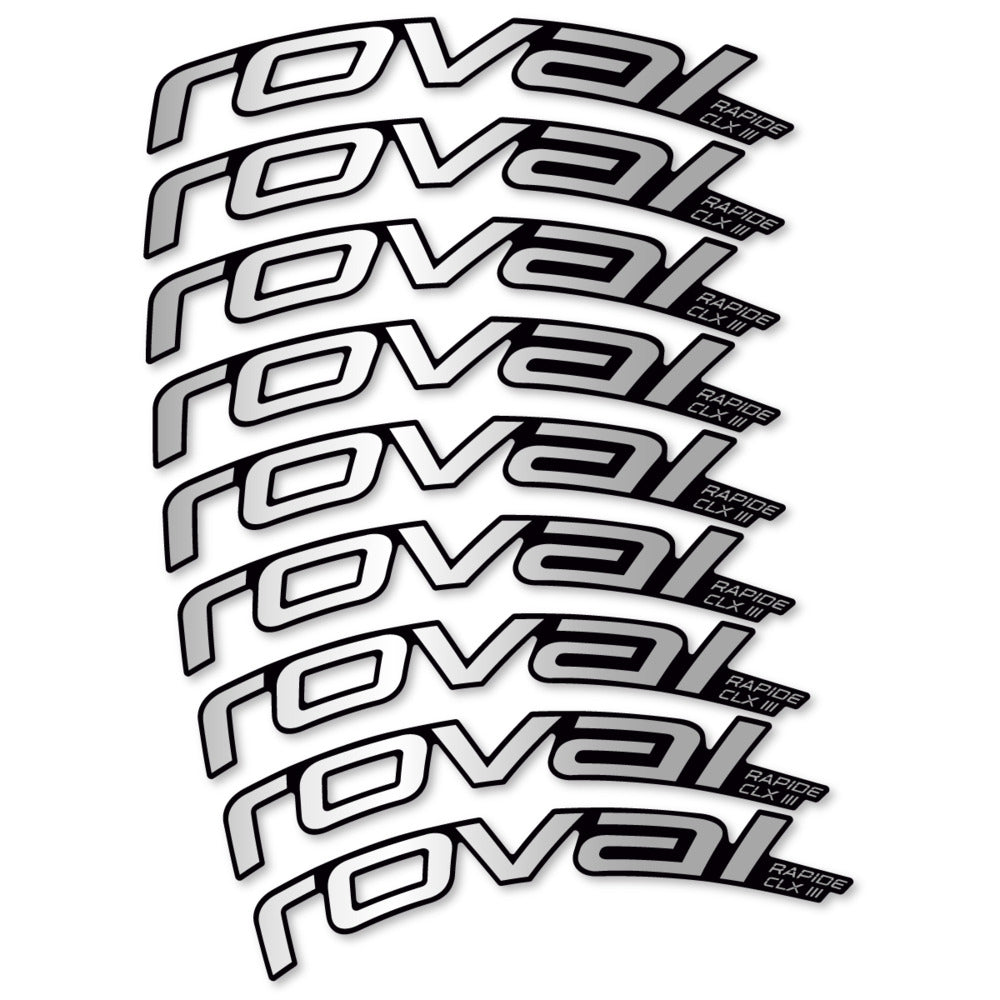 Decal Roval Rapide CLX III 2026, Road Wheel 52mm, bike sticker vinyl