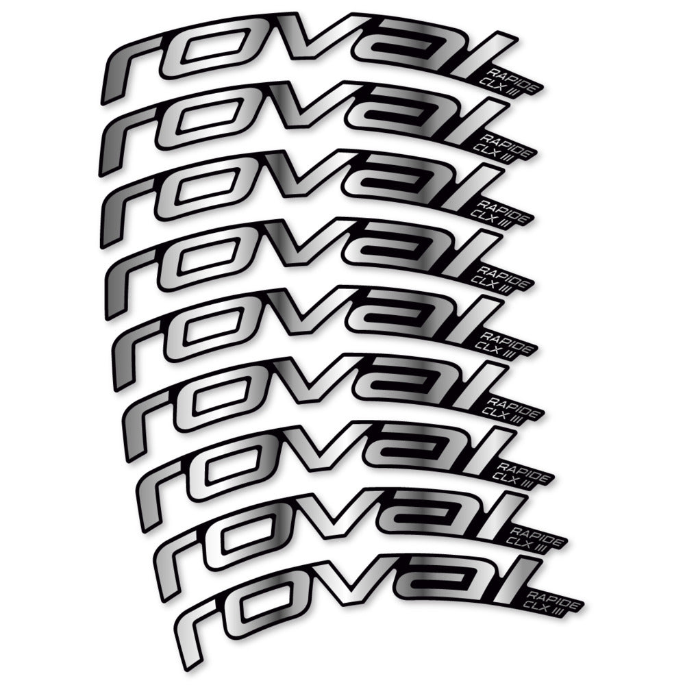 Decal Roval Rapide CLX III 2026, Road Wheel 52mm, bike sticker vinyl