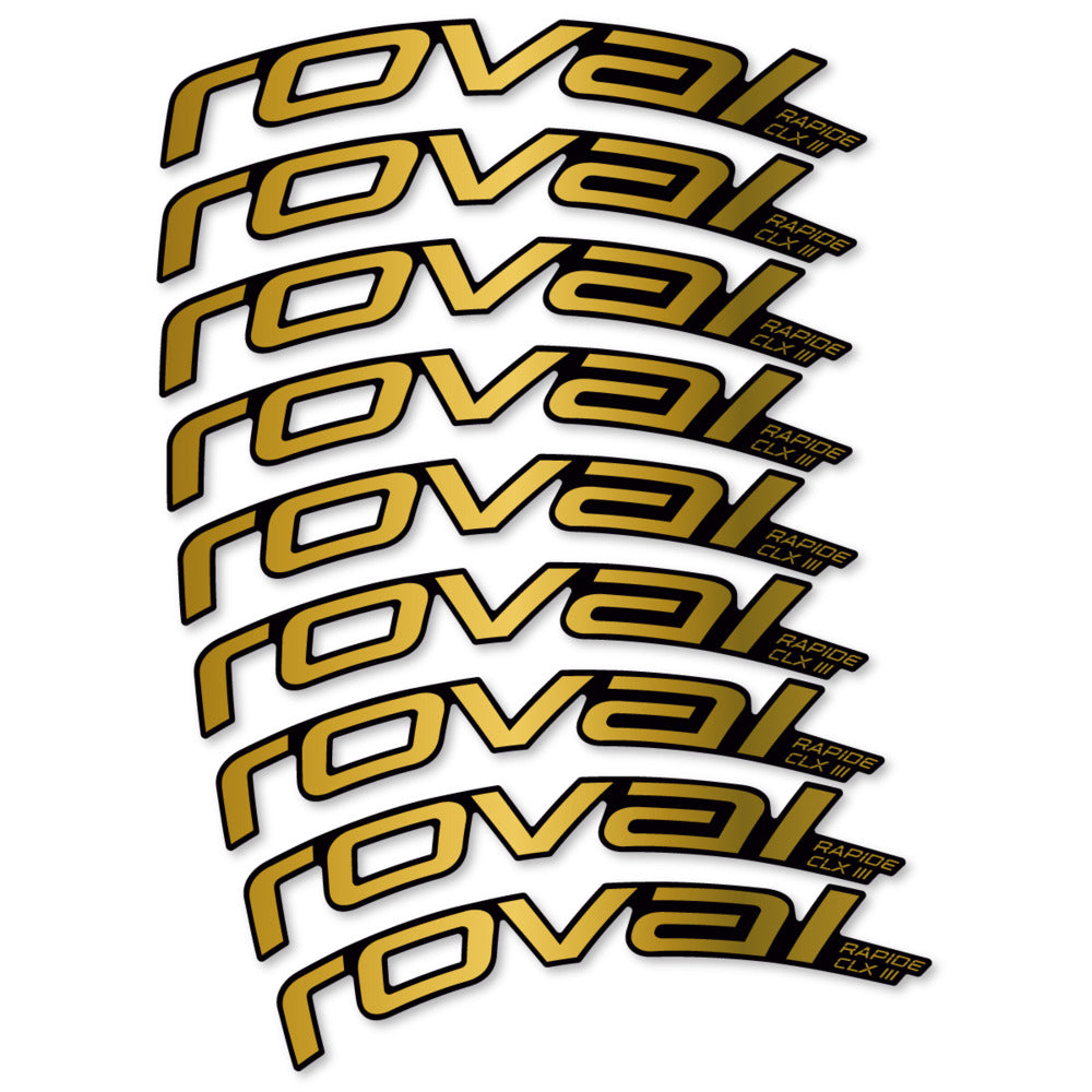 Decal Roval Rapide CLX III 2026, Road Wheel 52mm, bike sticker vinyl