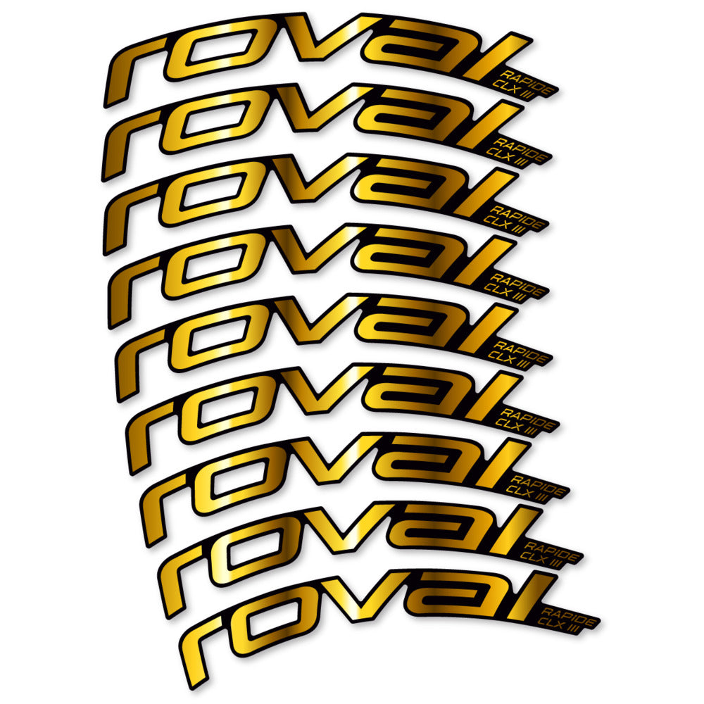 Decal Roval Rapide CLX III 2026, Road Wheel 52mm, bike sticker vinyl