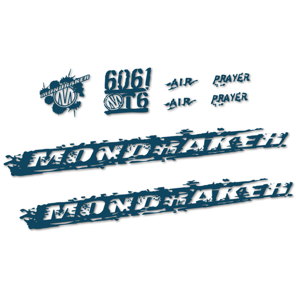 Stickers for Mondraker Prayer 2010-2014, Frame vinyl decals - Dark Lake