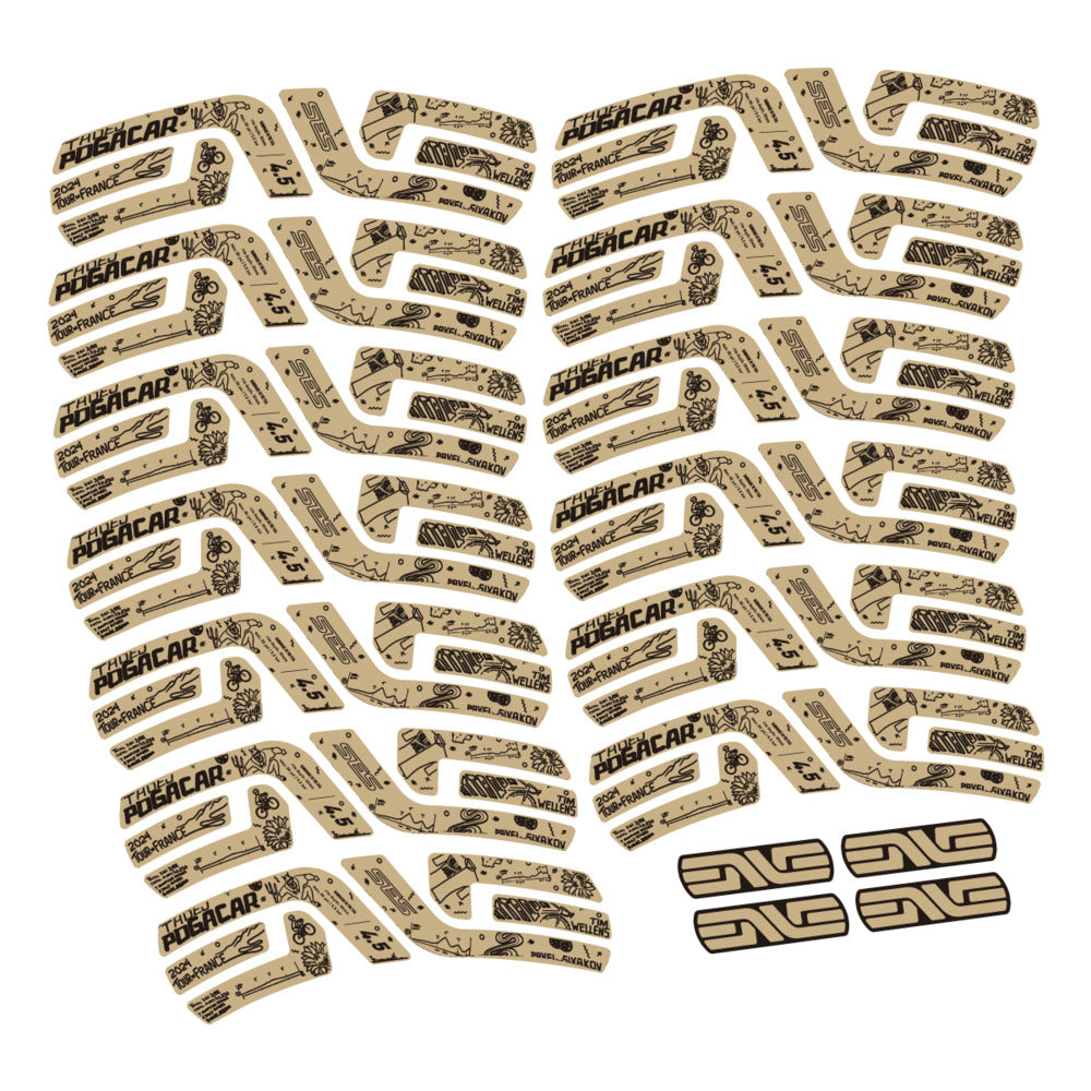 Decal for Enve SES 4.5 Pogacar TDF 2022-2025, Road Wheel, bike sticker vinyl