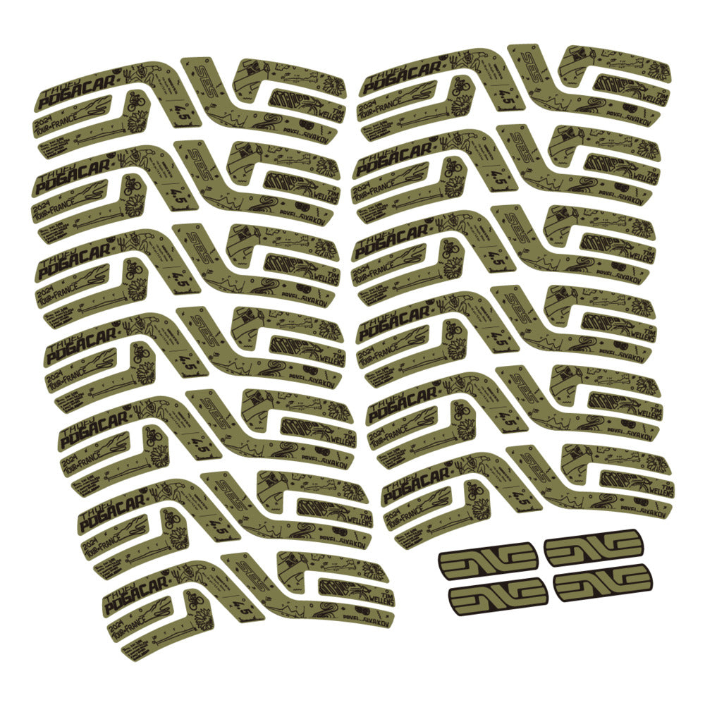 Decal for Enve SES 4.5 Pogacar TDF 2022-2025, Road Wheel, bike sticker vinyl