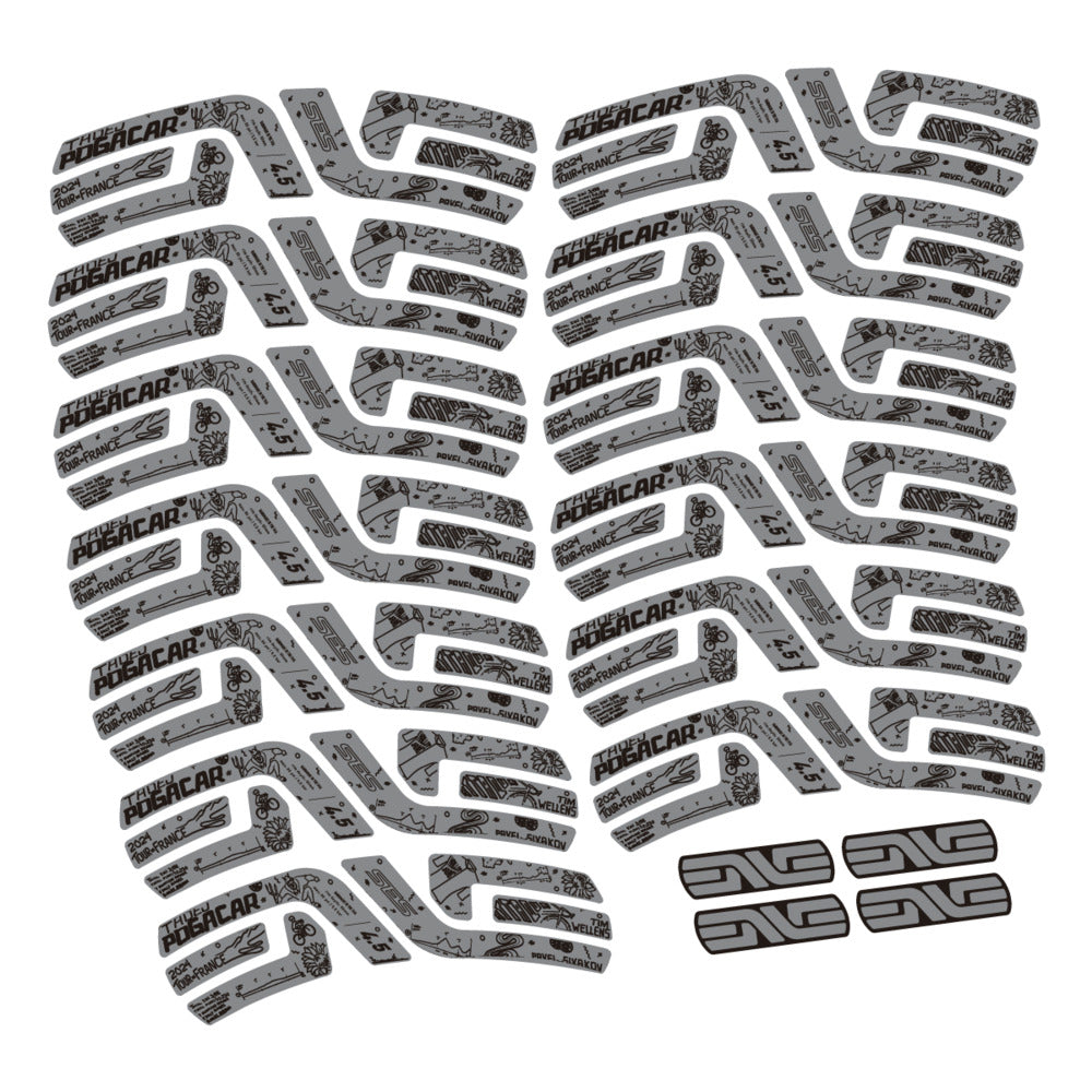 Decal for Enve SES 4.5 Pogacar TDF 2022-2025, Road Wheel, bike sticker vinyl
