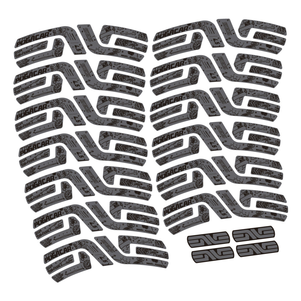 Decal for Enve SES 4.5 Pogacar TDF 2022-2025, Road Wheel, bike sticker vinyl