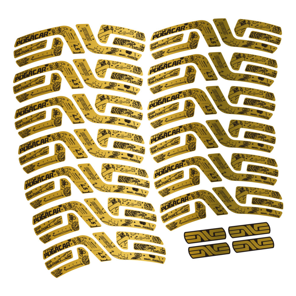 Decal for Enve SES 4.5 Pogacar TDF 2022-2025, Road Wheel, bike sticker vinyl