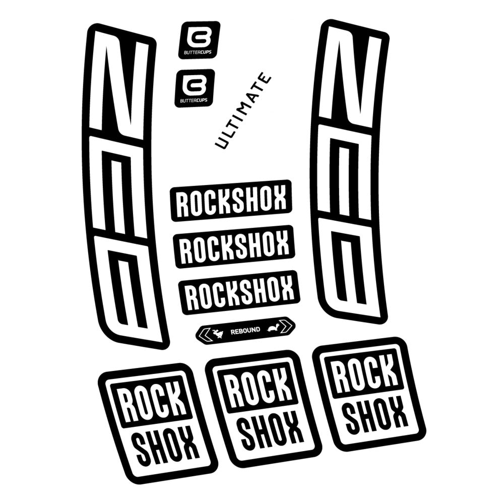 Decal RockShox ZEB Ultimate 2027, Fork 29" 38mm, bike sticker vinyl