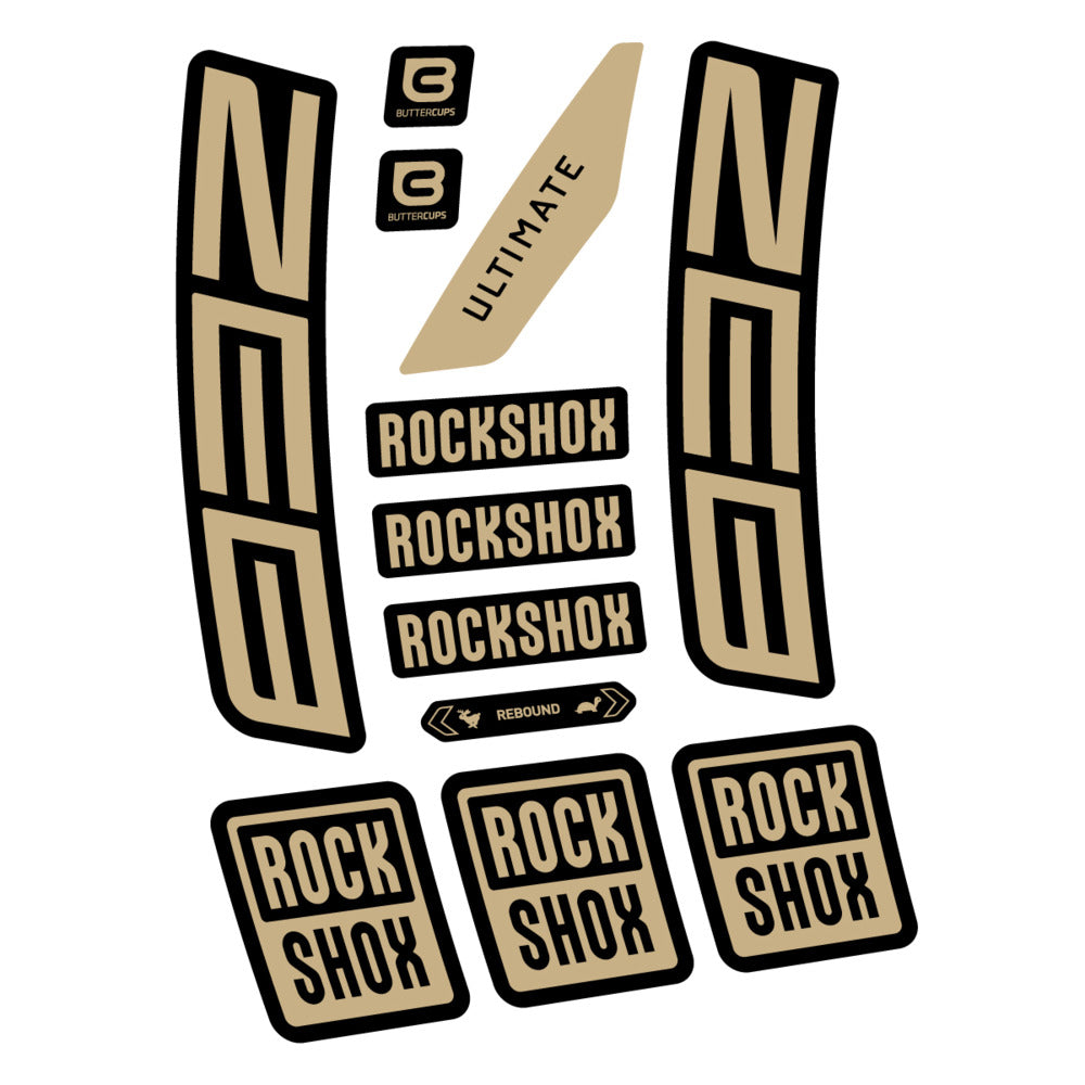 Decal RockShox ZEB Ultimate 2027, Fork 29" 38mm, bike sticker vinyl