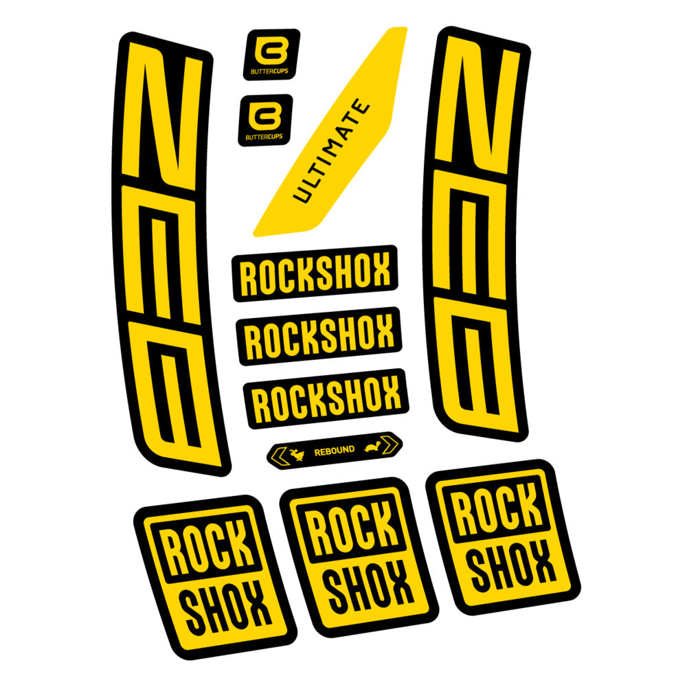 Decal RockShox ZEB Ultimate 2027, Fork 29" 38mm, bike sticker vinyl