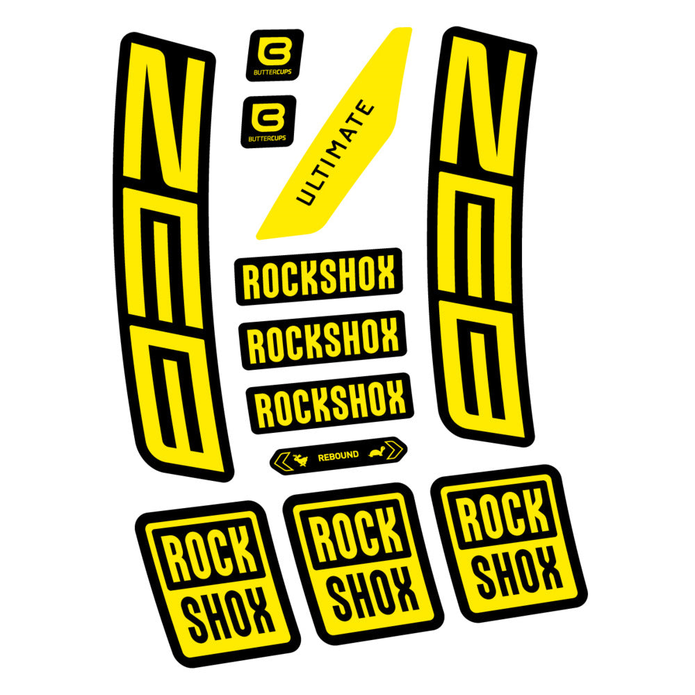 Decal RockShox ZEB Ultimate 2027, Fork 29" 38mm, bike sticker vinyl