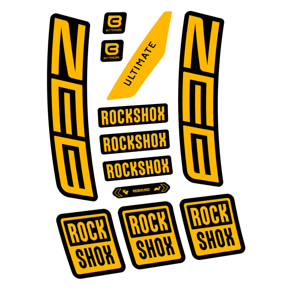 Decal RockShox ZEB Ultimate 2027, Fork 29" 38mm, bike sticker vinyl