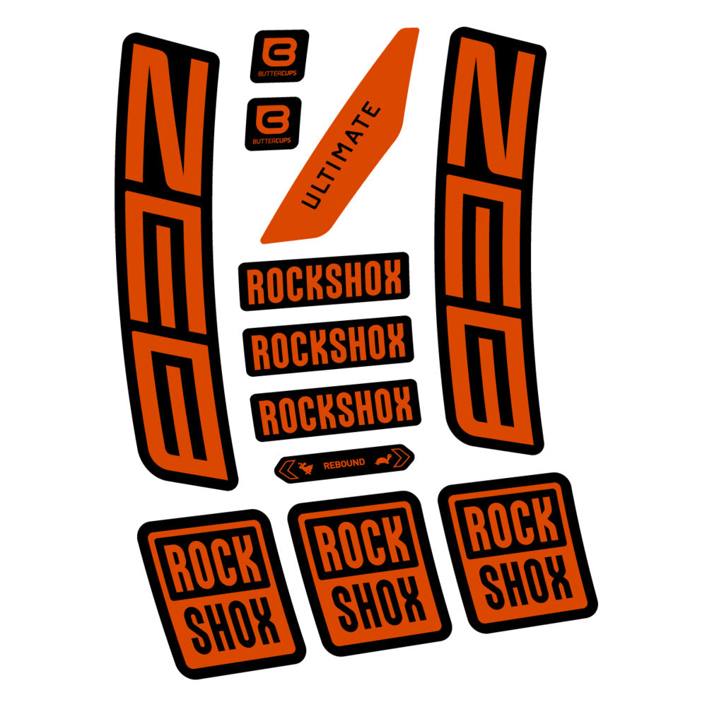 Decal RockShox ZEB Ultimate 2027, Fork 29" 38mm, bike sticker vinyl