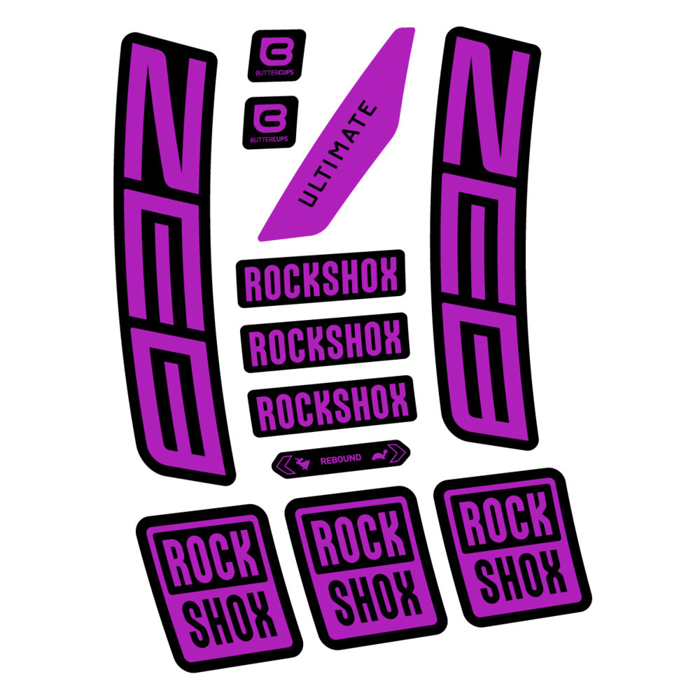 Decal RockShox ZEB Ultimate 2027, Fork 29" 38mm, bike sticker vinyl