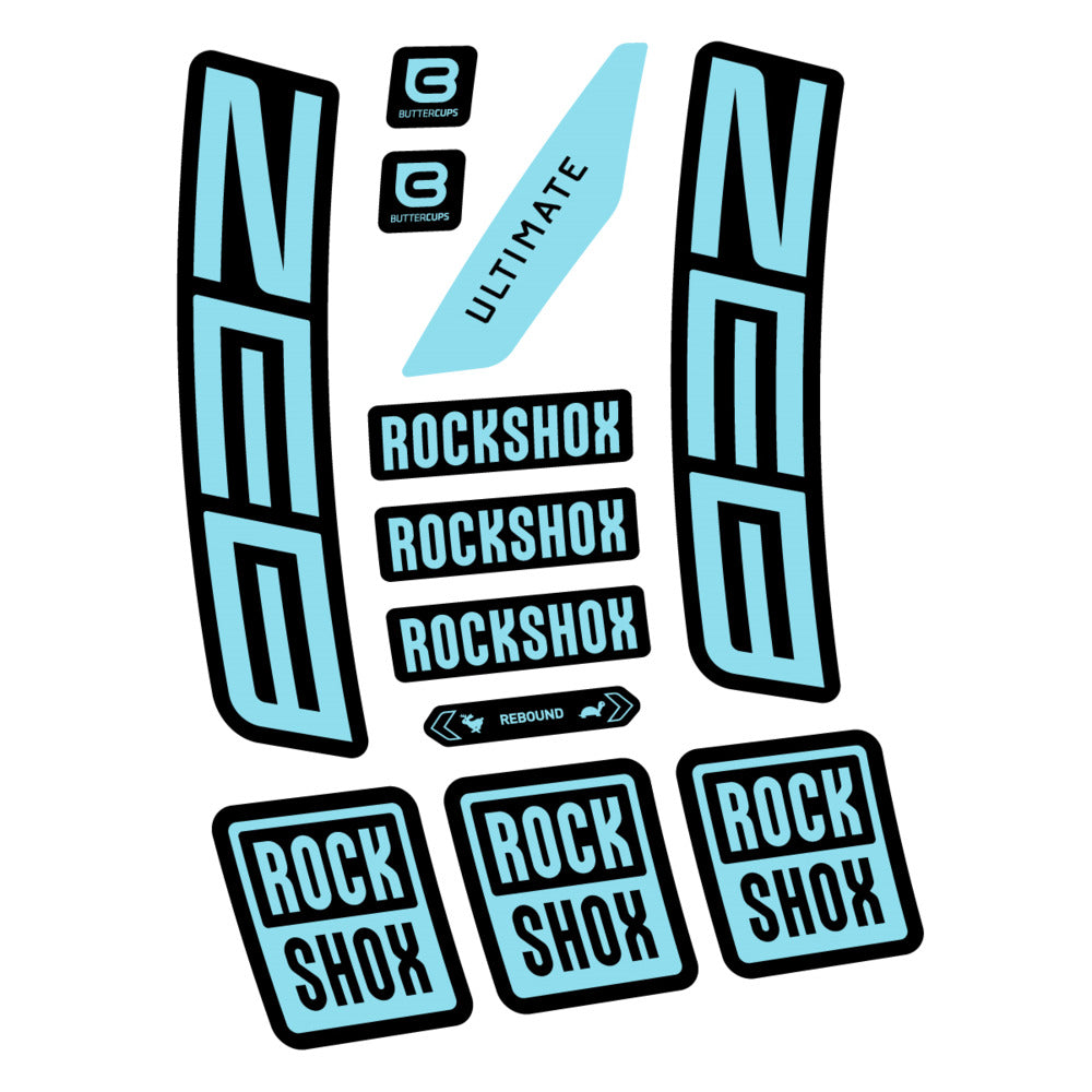 Decal RockShox ZEB Ultimate 2027, Fork 29" 38mm, bike sticker vinyl