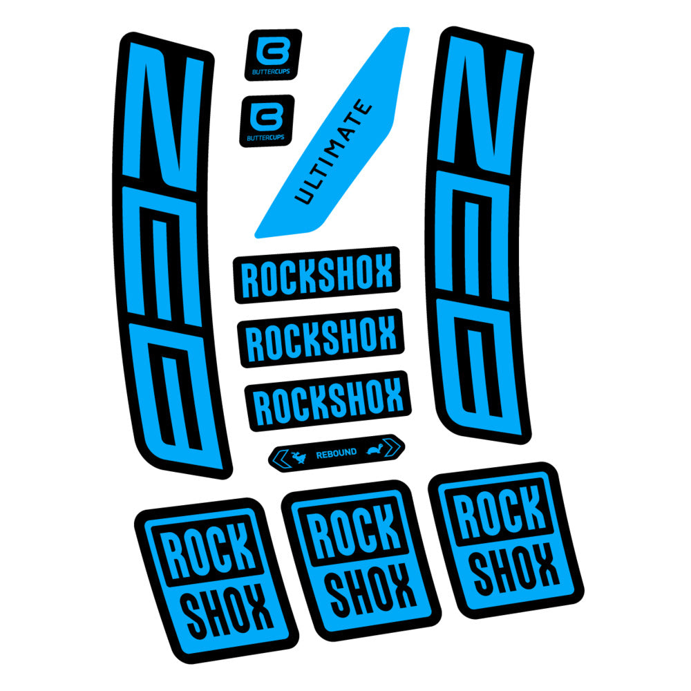 Decal RockShox ZEB Ultimate 2027, Fork 29" 38mm, bike sticker vinyl