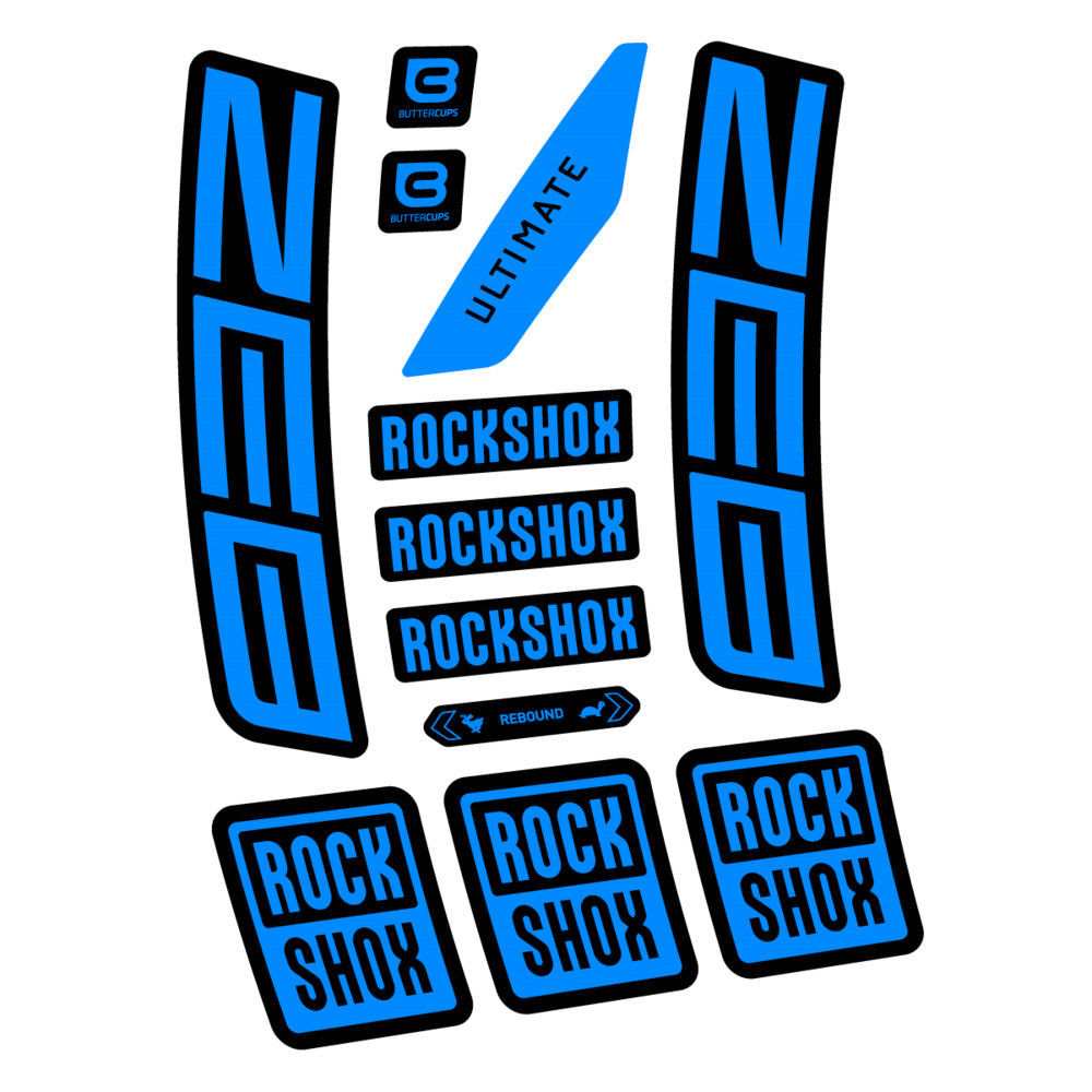 Decal RockShox ZEB Ultimate 2027, Fork 29" 38mm, bike sticker vinyl
