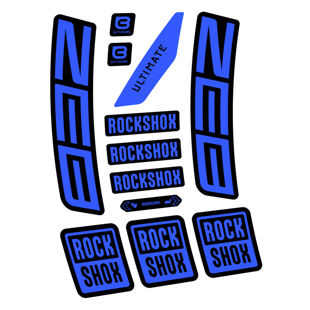 Decal RockShox ZEB Ultimate 2027, Fork 29" 38mm, bike sticker vinyl