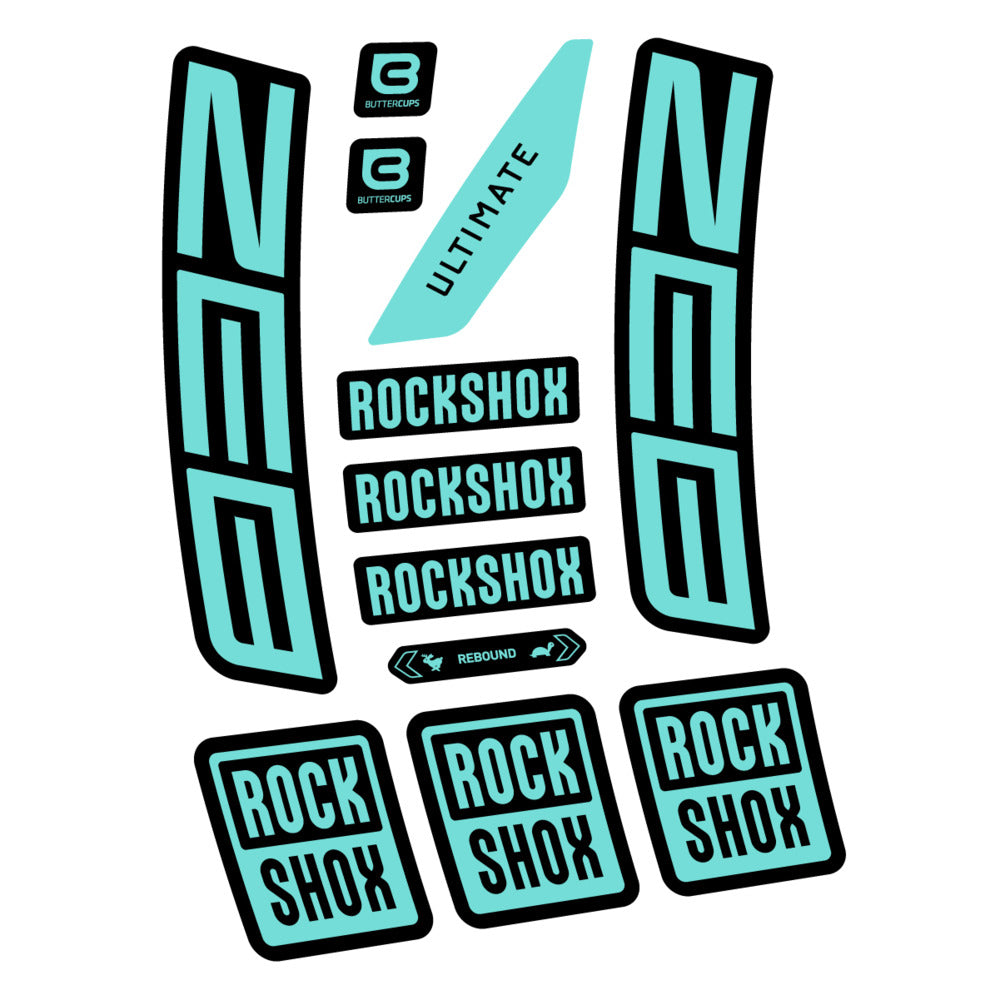 Decal RockShox ZEB Ultimate 2027, Fork 29" 38mm, bike sticker vinyl