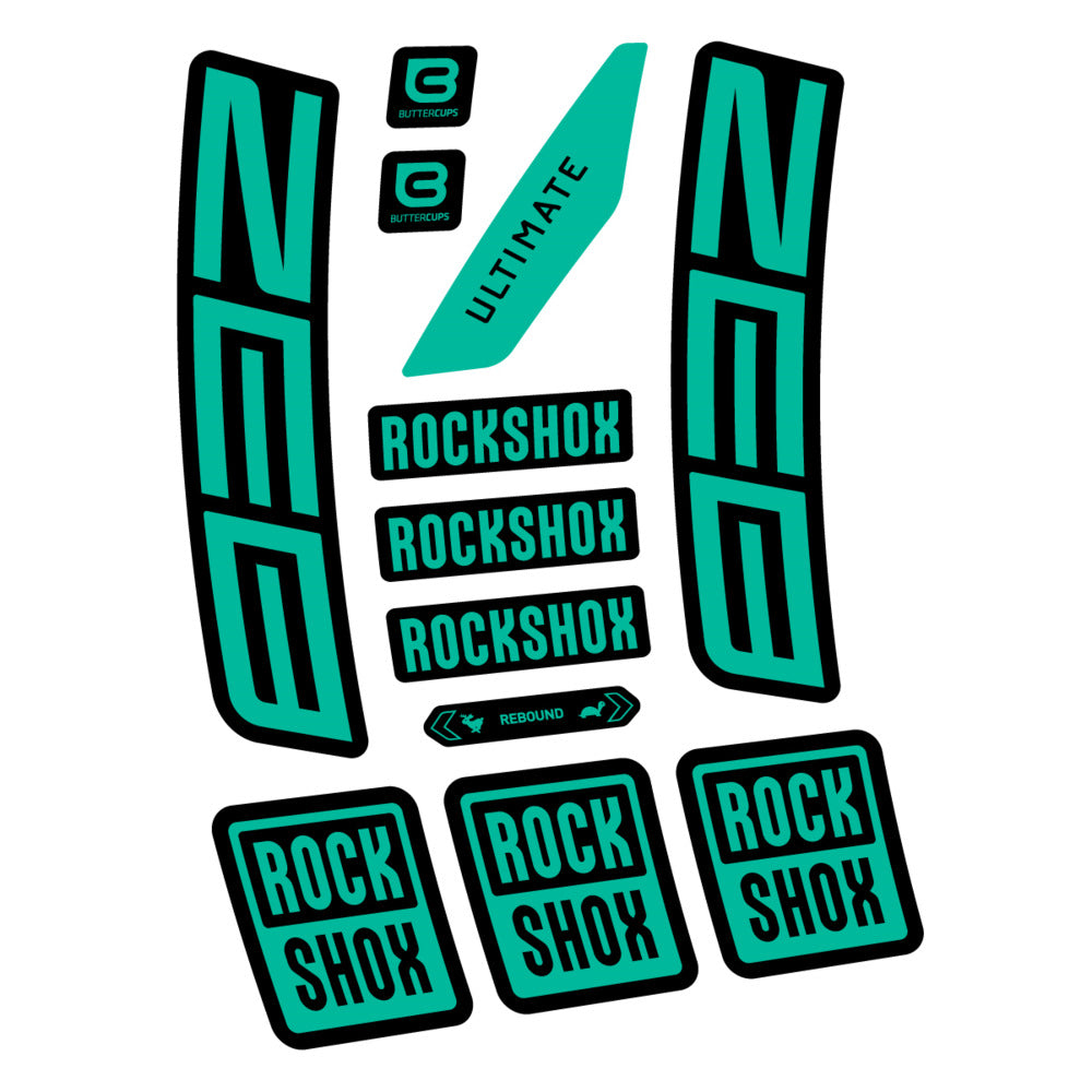 Decal RockShox ZEB Ultimate 2027, Fork 29" 38mm, bike sticker vinyl