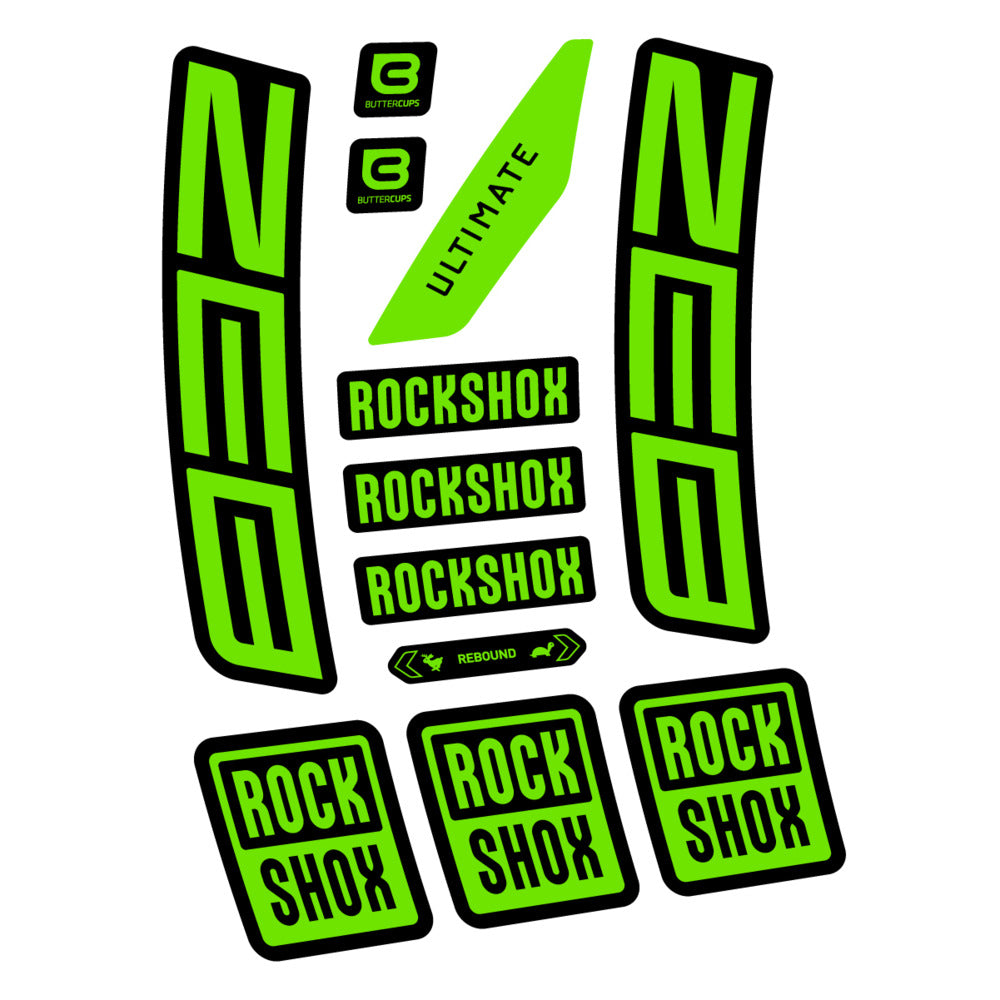 Decal RockShox ZEB Ultimate 2027, Fork 29" 38mm, bike sticker vinyl
