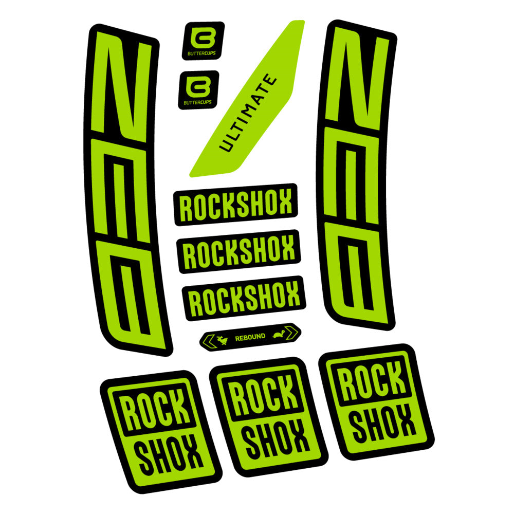 Decal RockShox ZEB Ultimate 2027, Fork 29" 38mm, bike sticker vinyl