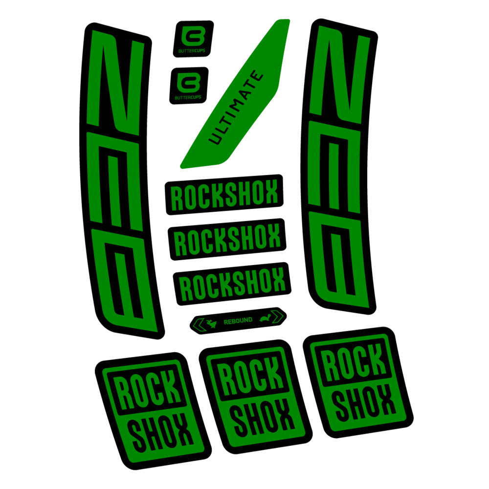 Decal RockShox ZEB Ultimate 2027, Fork 29" 38mm, bike sticker vinyl