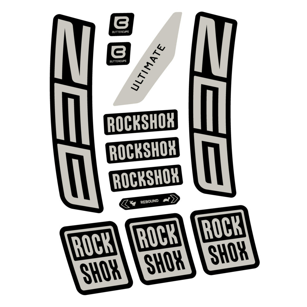 Decal RockShox ZEB Ultimate 2027, Fork 29" 38mm, bike sticker vinyl