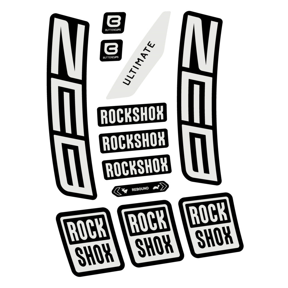 Decal RockShox ZEB Ultimate 2027, Fork 29" 38mm, bike sticker vinyl