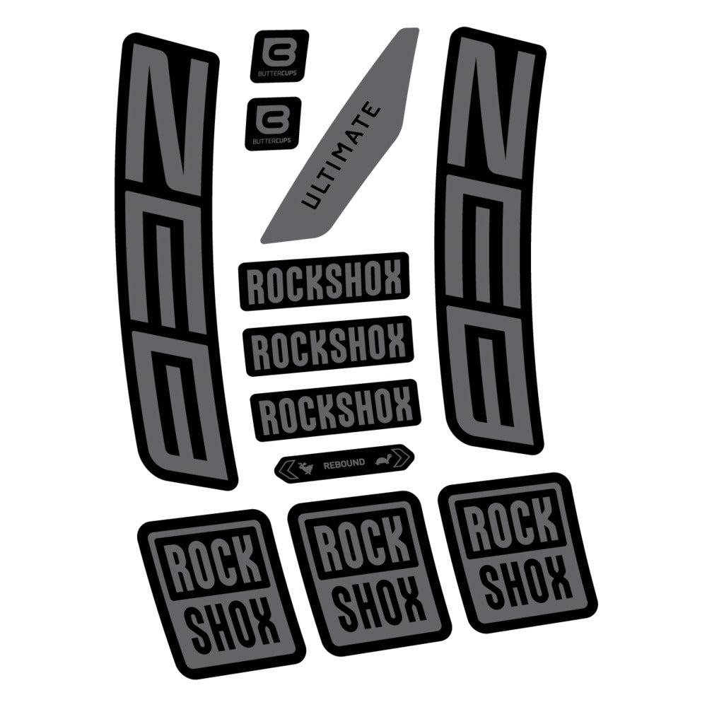 Decal RockShox ZEB Ultimate 2027, Fork 29" 38mm, bike sticker vinyl