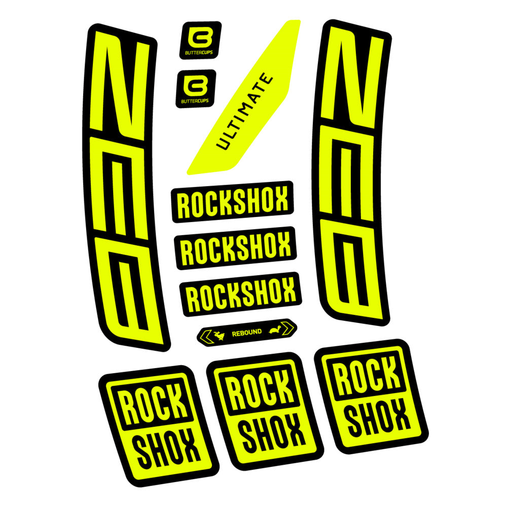 Decal RockShox ZEB Ultimate 2027, Fork 29" 38mm, bike sticker vinyl