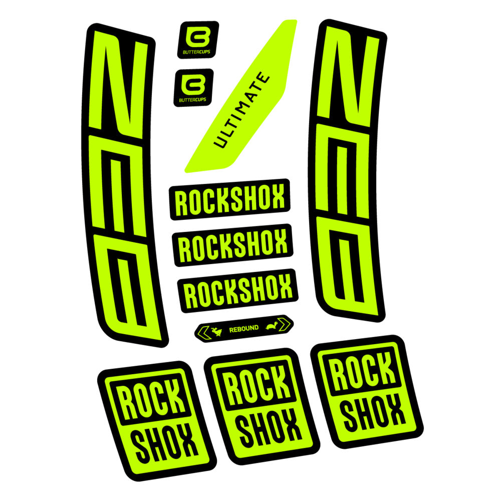 Decal RockShox ZEB Ultimate 2027, Fork 29" 38mm, bike sticker vinyl