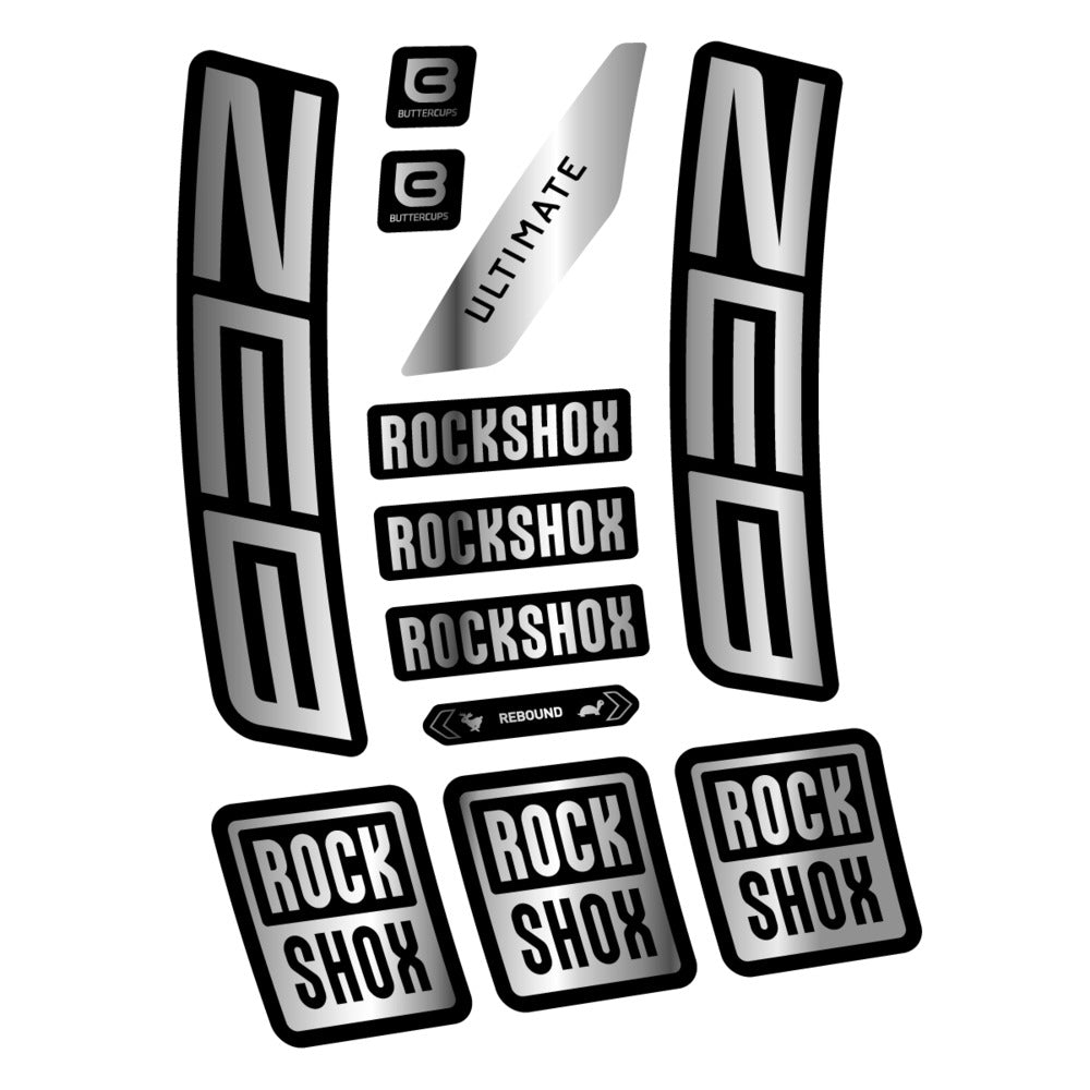 Decal RockShox ZEB Ultimate 2027, Fork 29" 38mm, bike sticker vinyl
