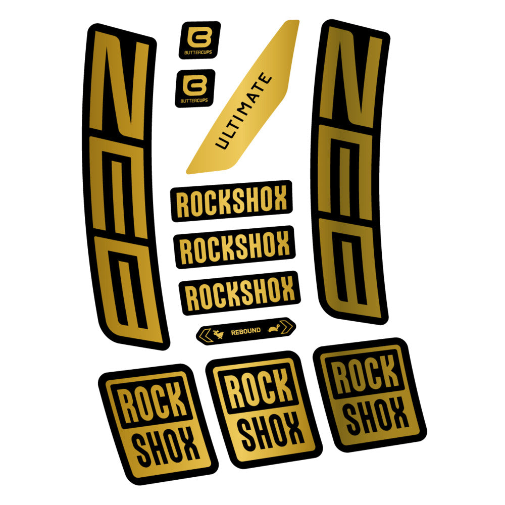 Decal RockShox ZEB Ultimate 2027, Fork 29" 38mm, bike sticker vinyl