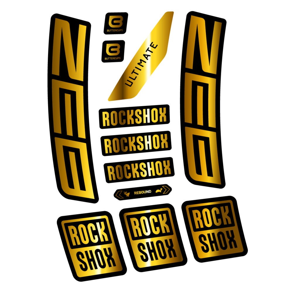 Decal RockShox ZEB Ultimate 2027, Fork 29" 38mm, bike sticker vinyl