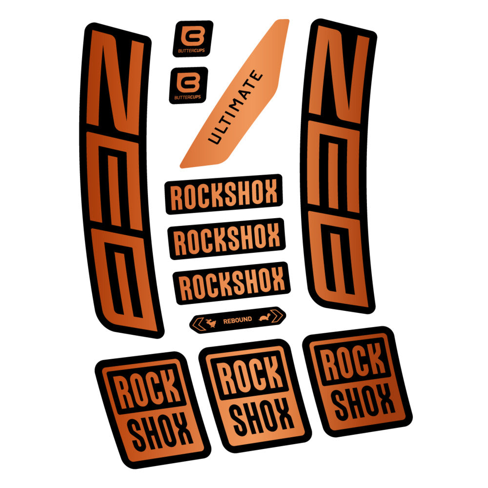 Decal RockShox ZEB Ultimate 2027, Fork 29" 38mm, bike sticker vinyl