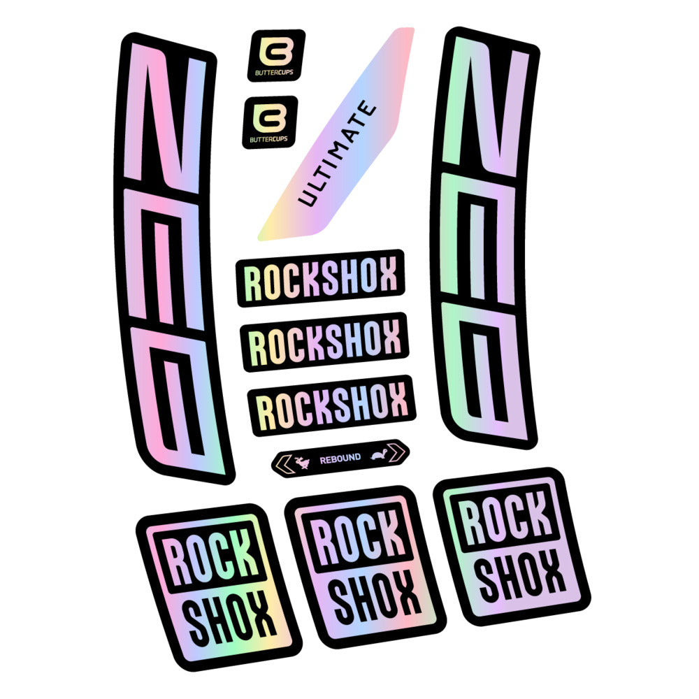 Decal RockShox ZEB Ultimate 2027, Fork 29" 38mm, bike sticker vinyl