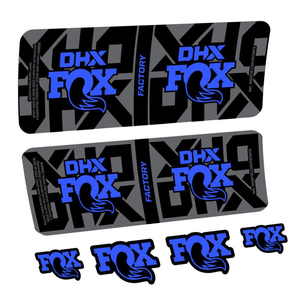 Decal Fox DHX Factory 2027, Rear Shox, bike sticker vinyl