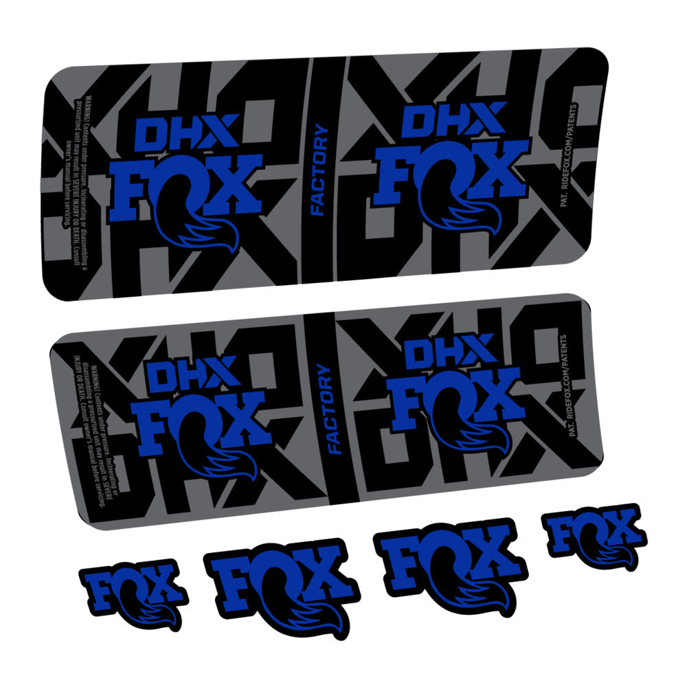 Decal Fox DHX Factory 2027, Rear Shox, bike sticker vinyl