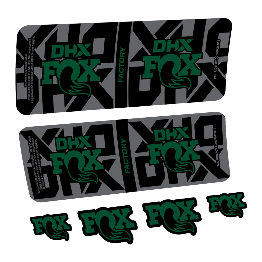 Decal Fox DHX Factory 2027, Rear Shox, bike sticker vinyl