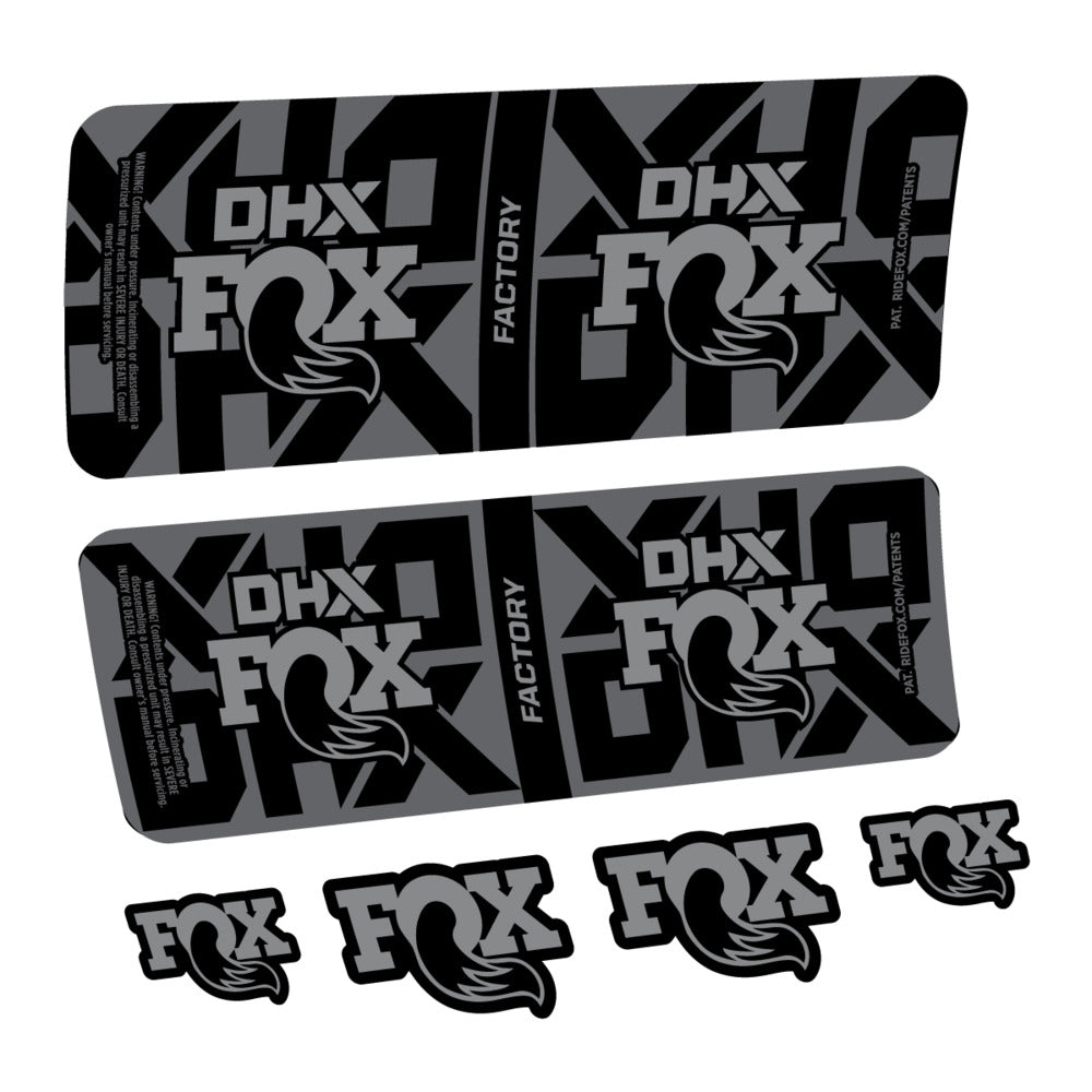 Decal Fox DHX Factory 2027, Rear Shox, bike sticker vinyl