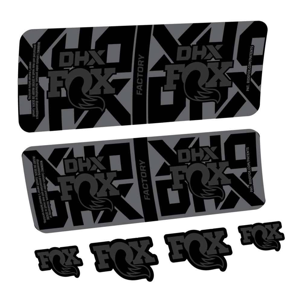 Decal Fox DHX Factory 2027, Rear Shox, bike sticker vinyl