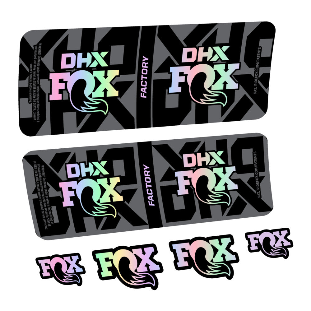 Decal Fox DHX Factory 2027, Rear Shox, bike sticker vinyl