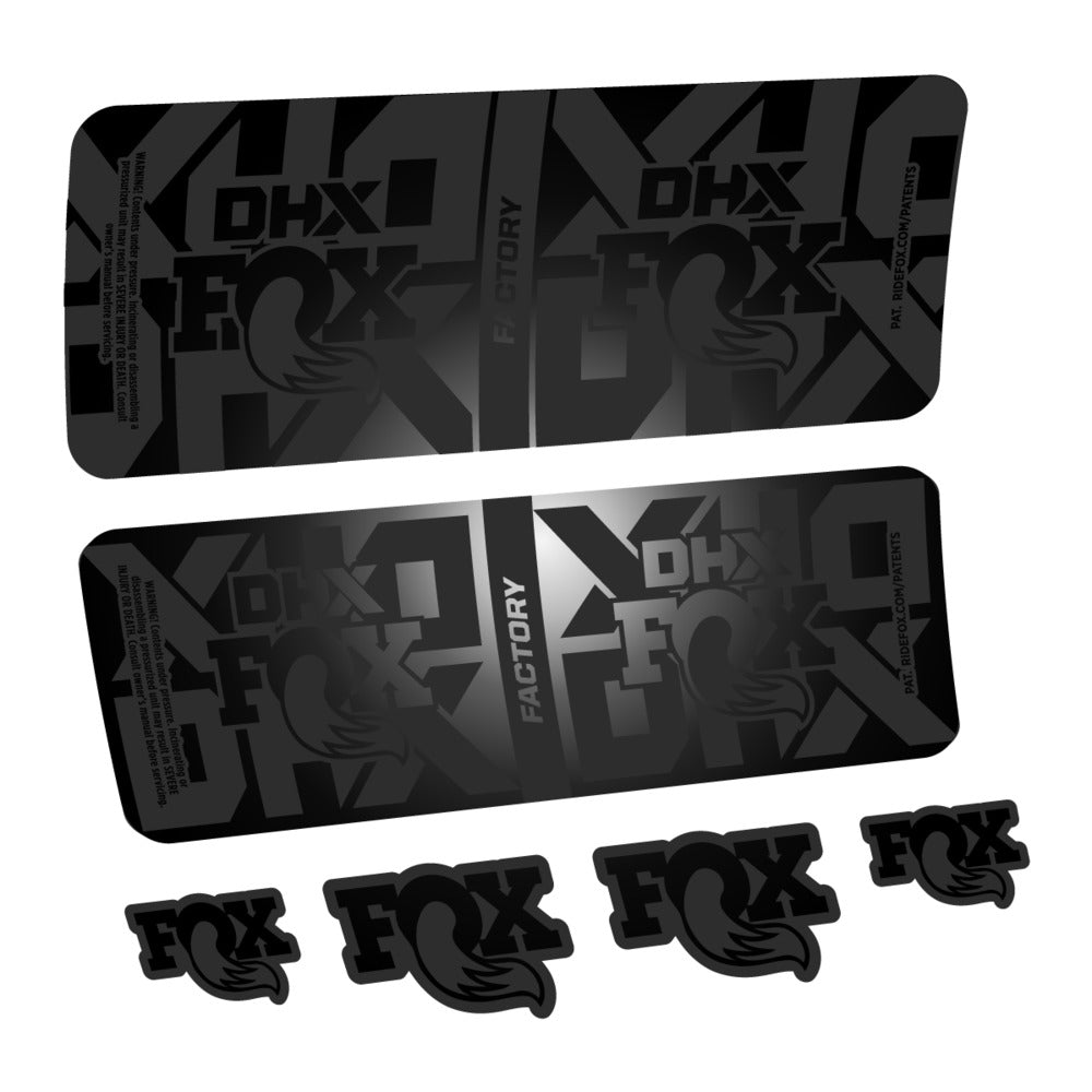 Decal Fox DHX Factory 2027, Rear Shox, bike sticker vinyl