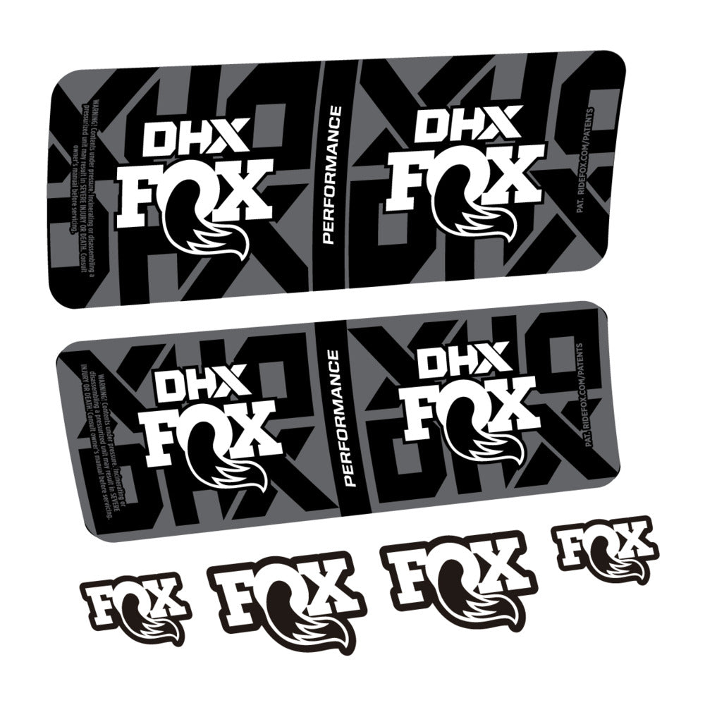 Decal Fox DHX Performance 2027, Rear Shox, bike sticker vinyl